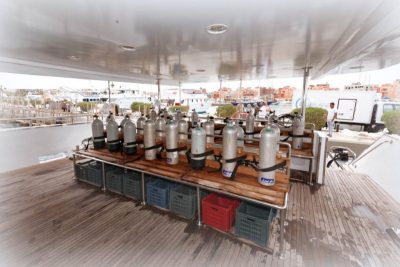 Blue Pearl 2017 Tauchdeck
